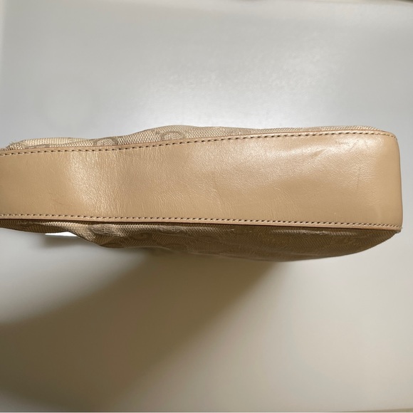 Gucci GG Canvas hobo Shoulder Bag Beige brown handbag - Picture 7 of 13